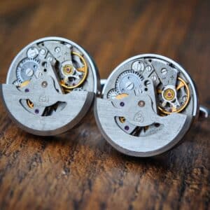 Automatic Mechanical Watch Cufflinks- Signature No.4- George Fox Cufflinks