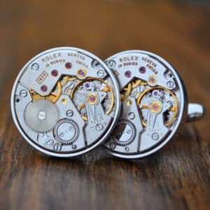 Rolex Cellini 1600 Watch Movement Cufflinks