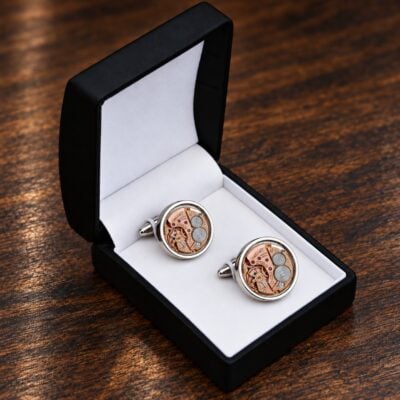Omega Watch Cufflinks - 620 Calibre - Rose Gold – boxed