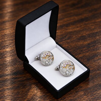 Rolex Watch Cufflinks - 1600 Calibre - Cellini – boxed
